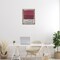 Stupell Industries Red Dotted Pattern Floater Framed Canvas Wall Art Design by Michael Willett